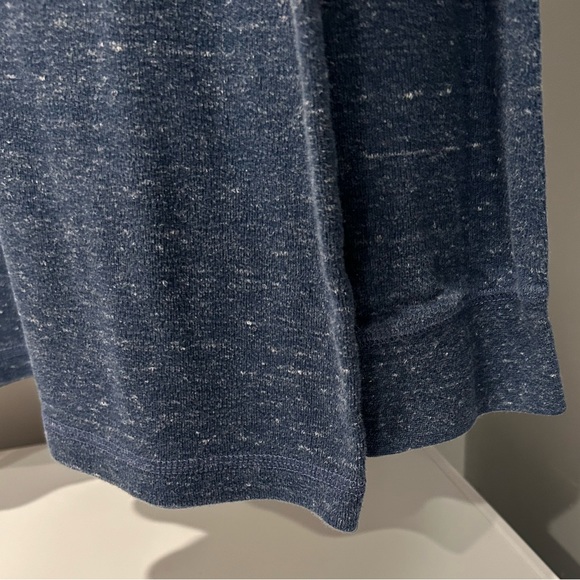 Foundry Blue Fleck Long Sleeve Henley - Picture 4 of 10